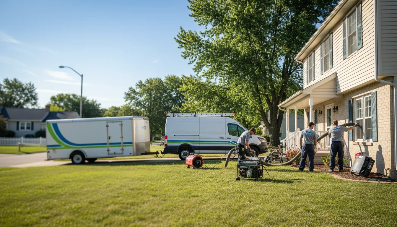 Flooded Basement Restoration And Cleanup With Repair in Morristown, OH near me